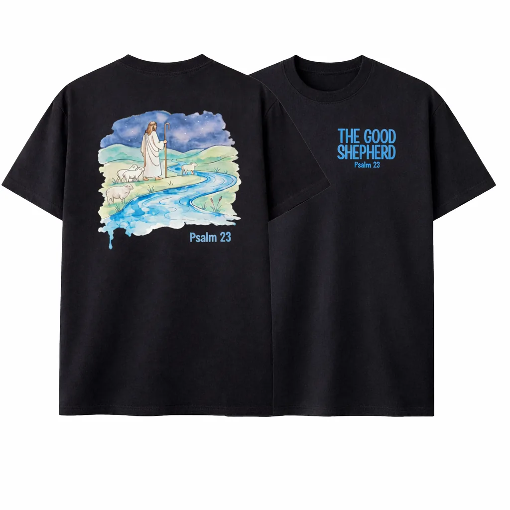 The Good Shepherd Tee in The Black Tee